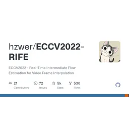 Real-Time Intermediate Flow Estimation (RIFE) logo